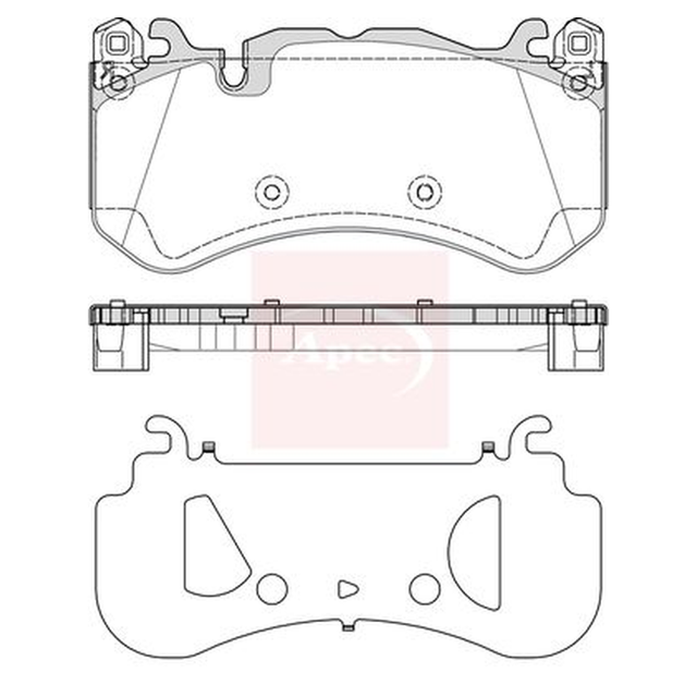 Apec Brake Pads Set PAD2361 - image 5