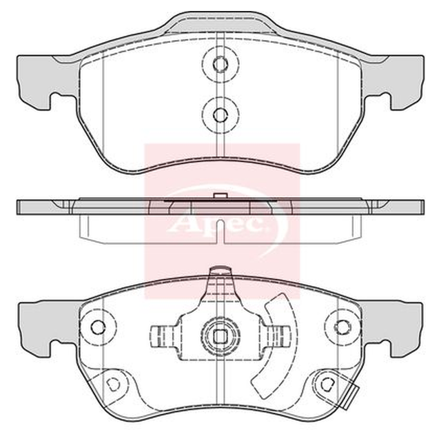 Apec Brake Pads Set PAD2368 - image 5