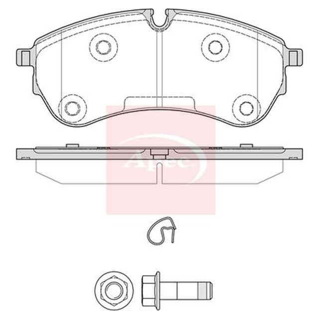 Apec Brake Pads Set PAD2399 - image 5
