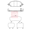 Apec Brake Pads Set PAD2402 thumbnail