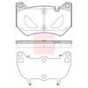 Apec Brake Pads Set PAD2438 thumbnail