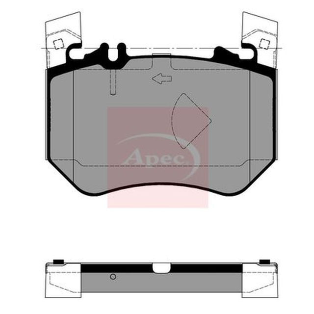 Apec Brake Pads Set PAD2455 - image 5