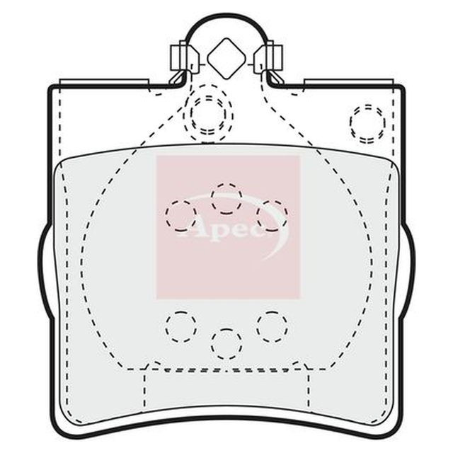 Apec Brake Pads Set PAD1063 - image 5