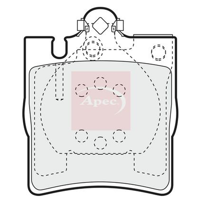 Apec Brake Pads Set PAD1080 - image 5