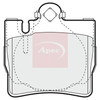 Apec Brake Pads Set PAD1156 thumbnail