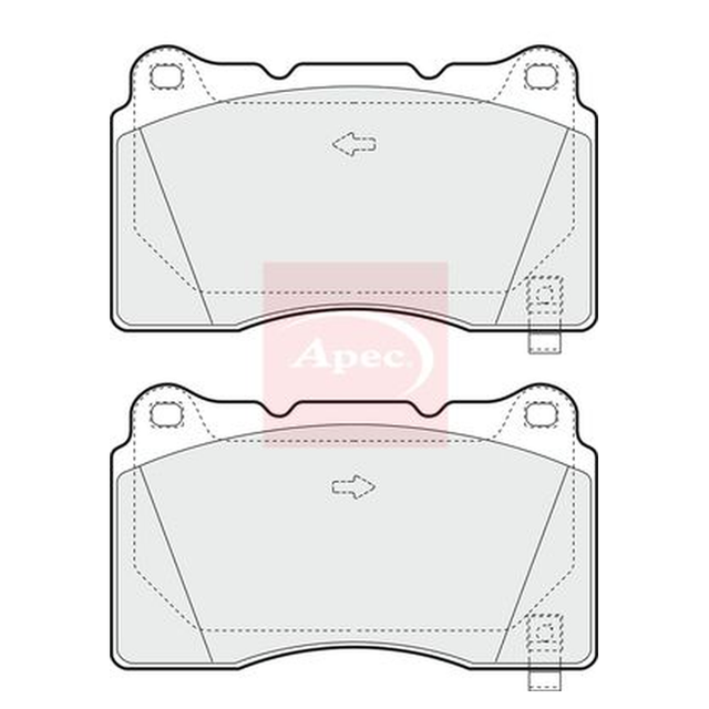 Apec Brake Pads Set PAD1391 - image 5