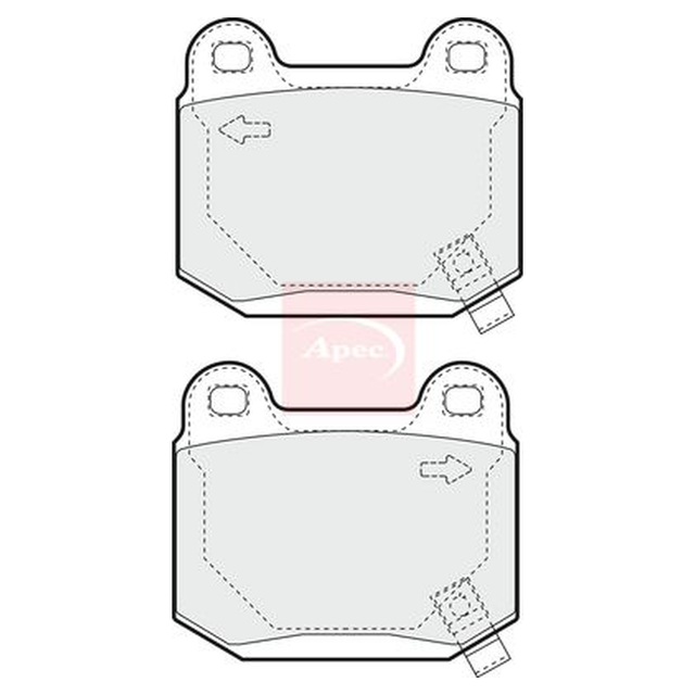 Apec Brake Pads Set PAD1392 - image 5