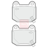 Apec Brake Pads Set PAD1392 thumbnail