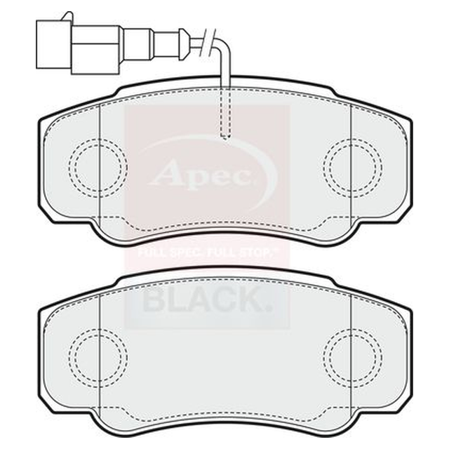 Apec Brake Pads Set PAD1554B - image 5