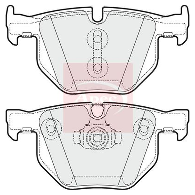 Apec Brake Pads Set PAD1643 - image 5