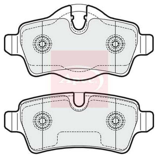 Apec Brake Pads Set PAD1648 - image 5