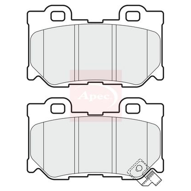 Apec Brake Pads Set PAD1710 - image 5