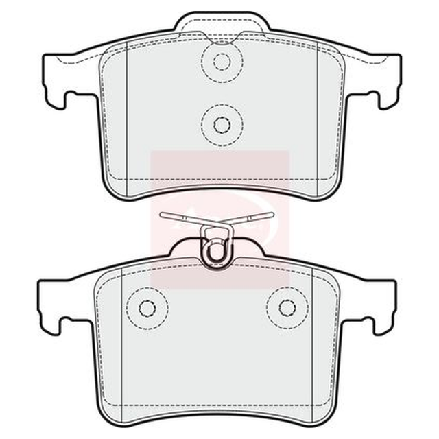 Apec Brake Pads Set PAD1768 - image 5