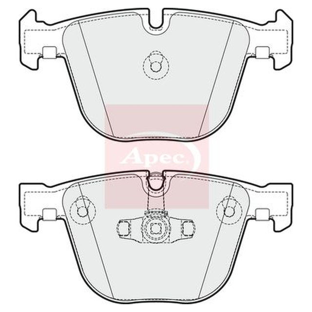 Apec Brake Pads Set PAD1803 - image 5