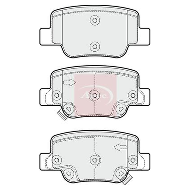 Apec Brake Pads Set PAD1799 - image 5