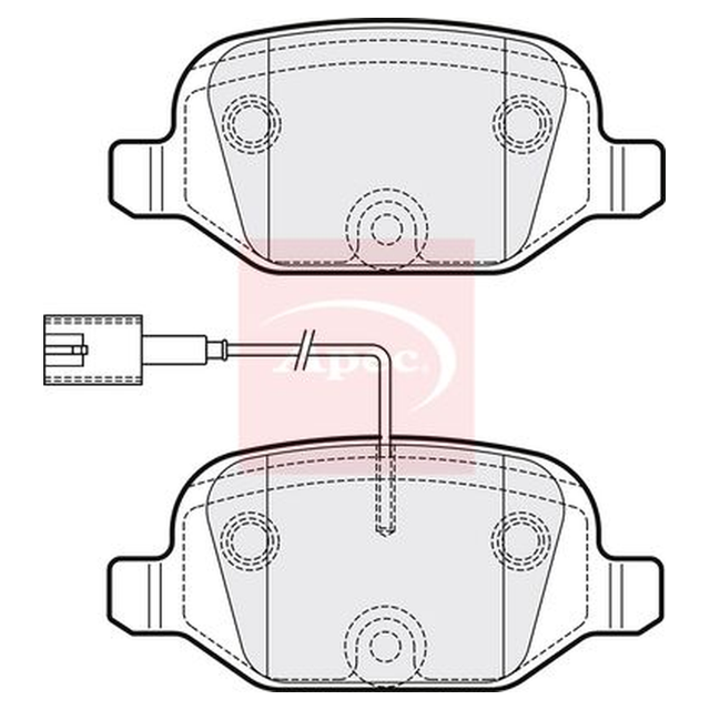 Apec Brake Pads Set PAD1819 - image 5