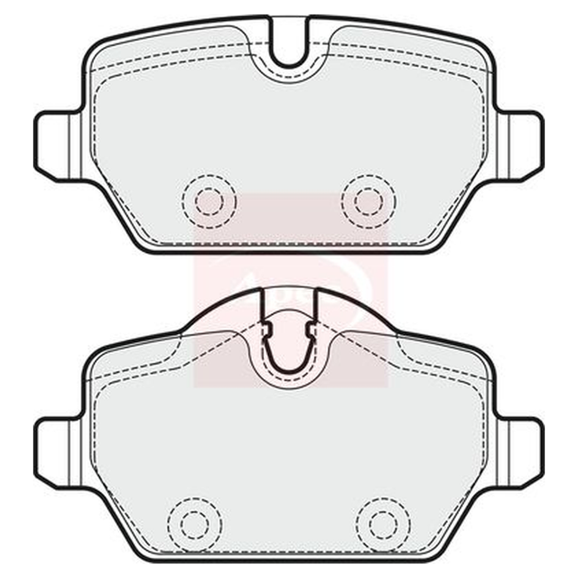 Apec Brake Pads Set PAD1817 - image 5