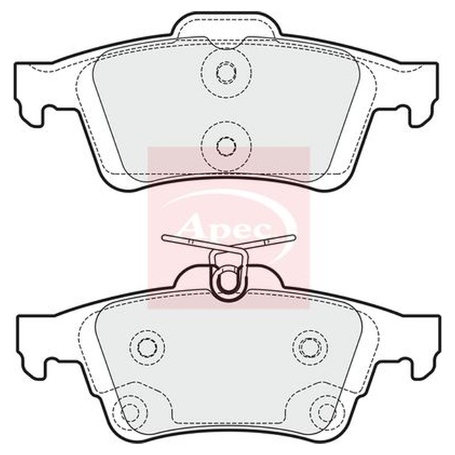 Apec Brake Pads Set PAD1822 - image 5