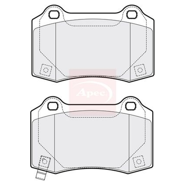 Apec Brake Pads Set PAD2057 - image 5