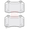 Apec Brake Pads Set PAD2057 thumbnail