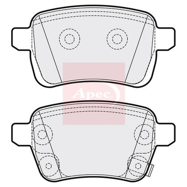 Apec Brake Pads Set PAD2064 - image 5