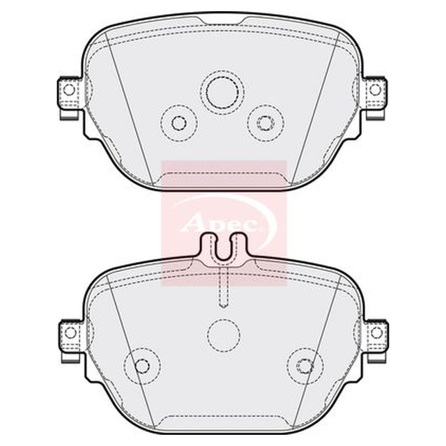 Apec Brake Pads Set PAD2163 - image 5