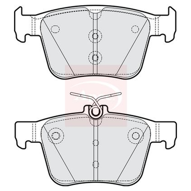 Apec Brake Pads Set PAD2178 - image 5