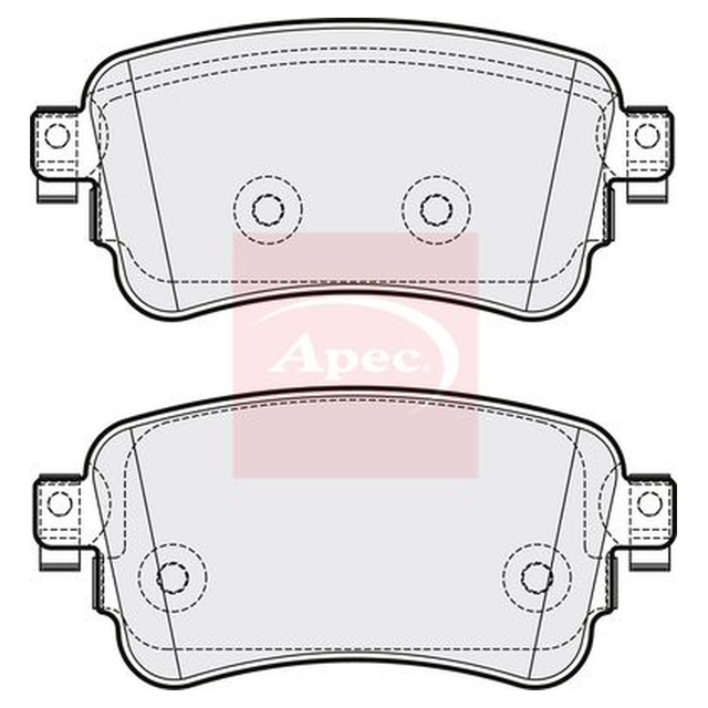 Apec Brake Pads Set PAD2182 - image 5