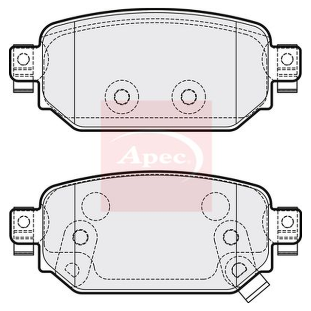 Apec Brake Pads Set PAD2241 - image 5