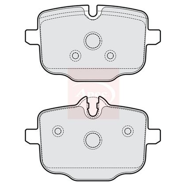 Apec Brake Pads Set PAD2269 - image 5