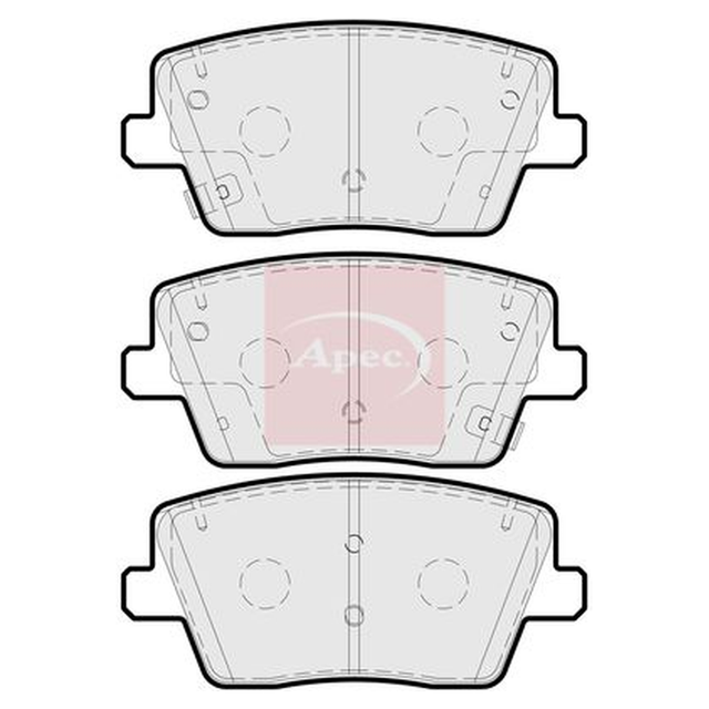 Apec Brake Pads Set PAD2271 - image 5