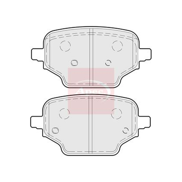 Apec Brake Pads Set PAD2281 - image 5