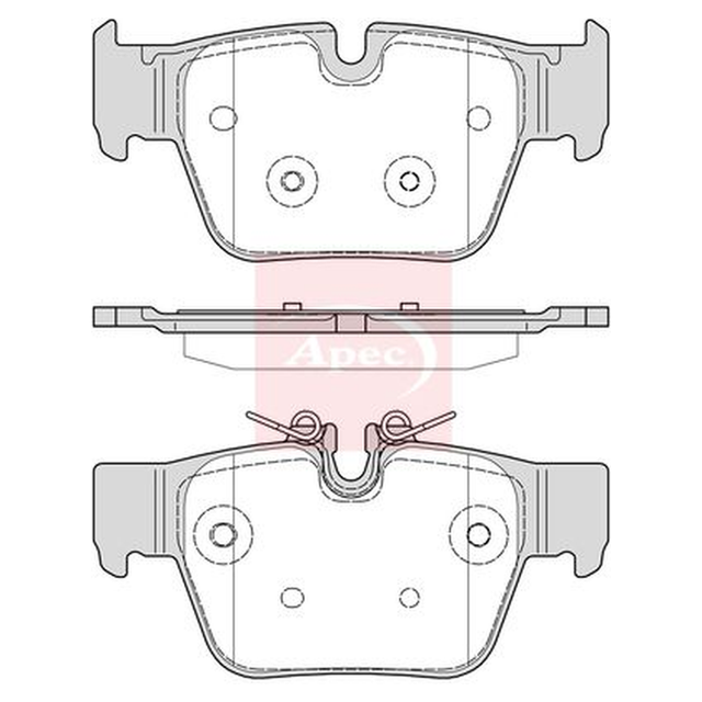 Apec Brake Pads Set PAD2339 - image 5