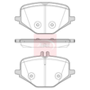 Apec Brake Pads Set PAD2363 thumbnail