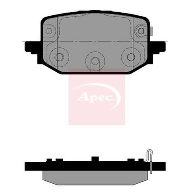 Apec Brake Pads Set PAD2489 - image 5