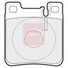 Apec Brake Pads Set PAD759 thumbnail