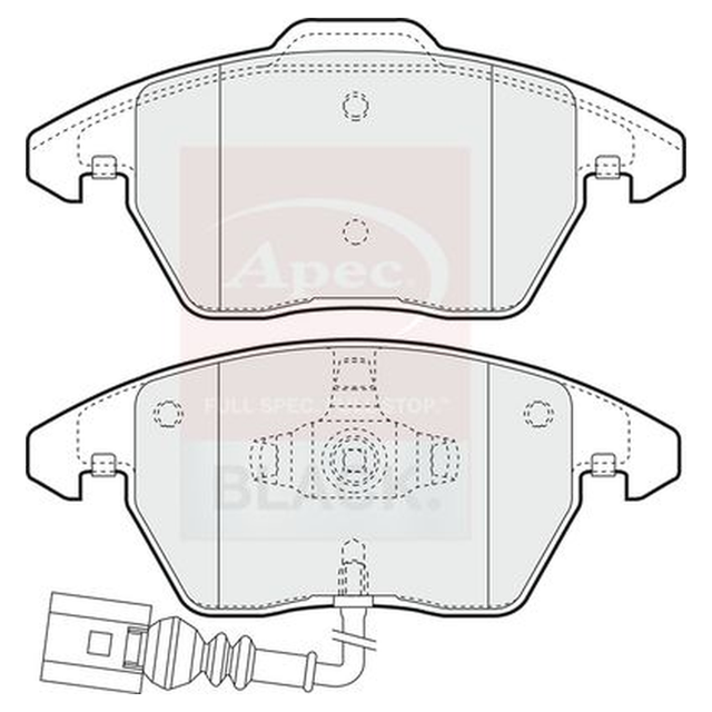 Apec Brake Pads Set PAD1313B - image 5