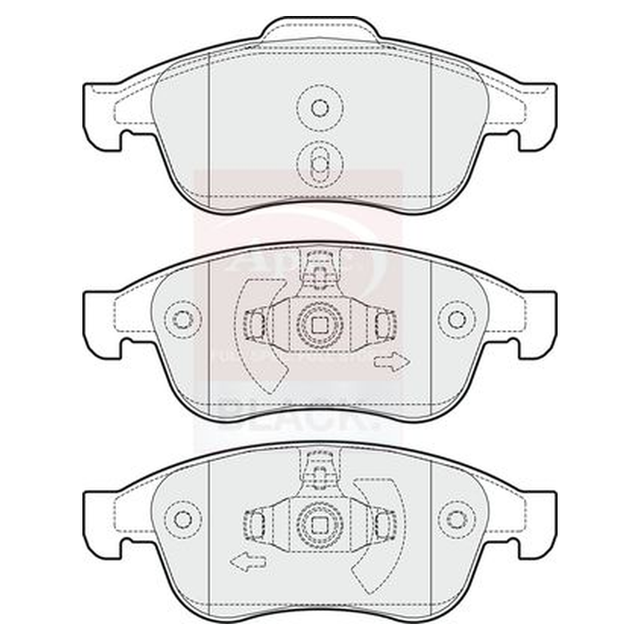 Apec Brake Pads Set PAD1669B - image 5
