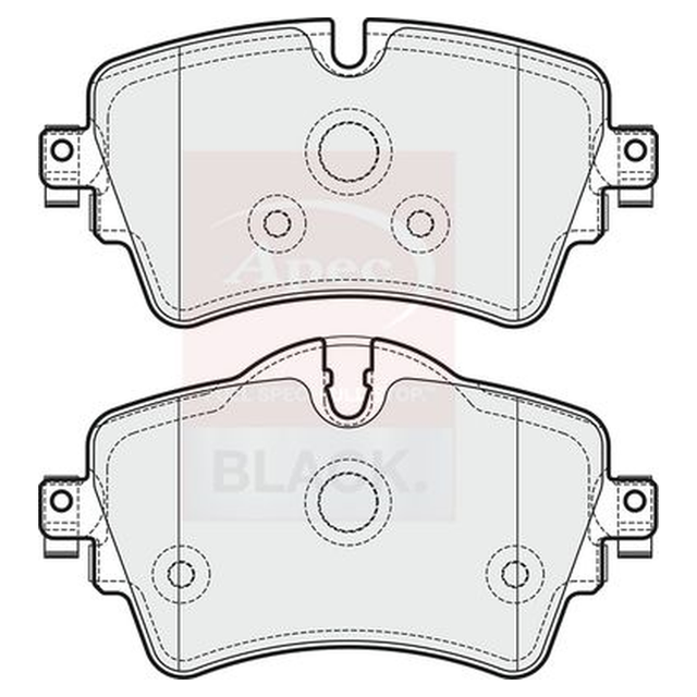 Apec Brake Pads Set PAD2030B - image 5