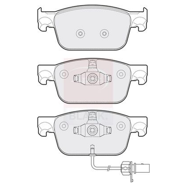 Apec Brake Pads Set PAD2150B - image 5