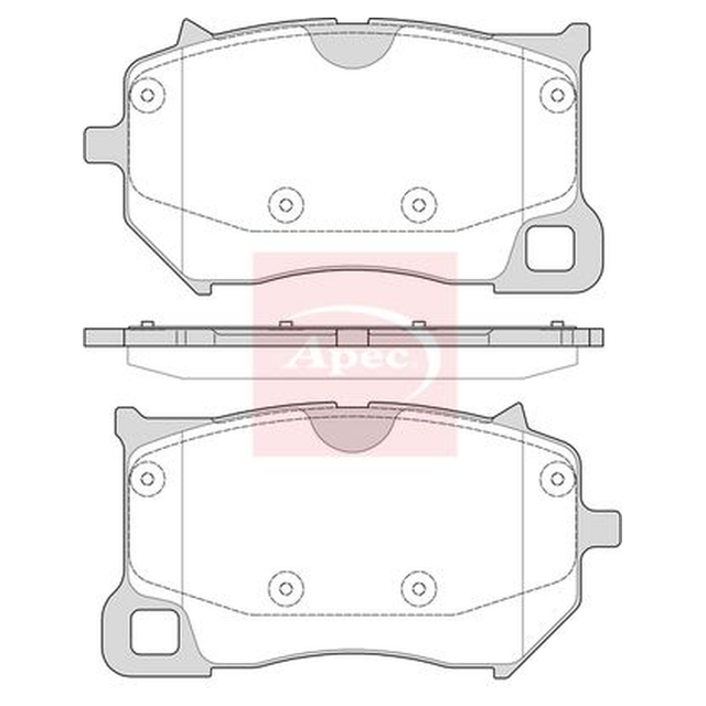 Apec Brake Pads Set PAD2378 - image 5