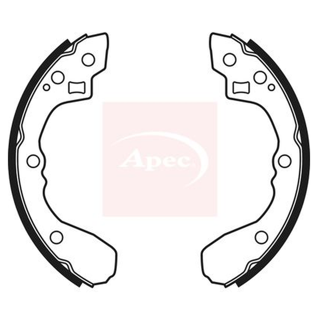Apec Brake Shoes Set SHU668 - image 2