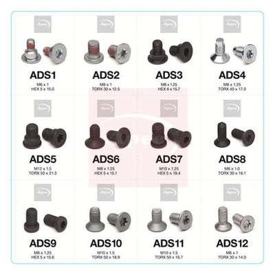Apec Brake Disc Screw Set ADS58
