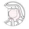 Apec Brake Disc Splash Panel ASG1072 thumbnail