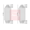 Apec Power Steering Boot Kit ACB3007 thumbnail