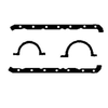 BGA Oil Sump Gasket Set OK6378 thumbnail
