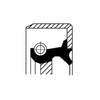 Corteco Differential Shaft Seal 19016639B thumbnail
