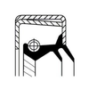 Corteco Differential Shaft Seal 49110138 thumbnail