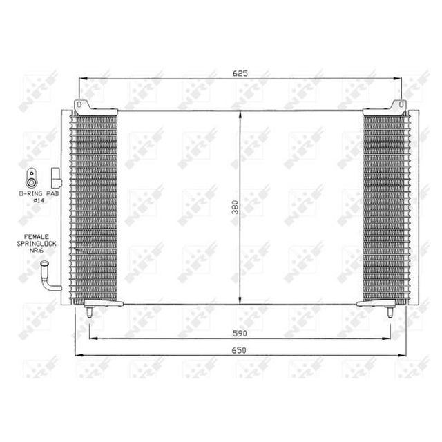 NRF Air Conditioning Condenser 35378A - image 5