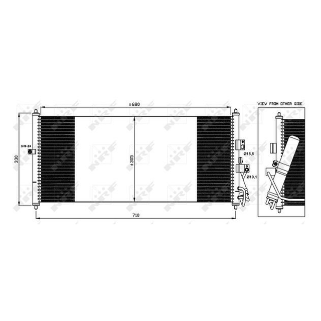 NRF Air Conditioning Condenser 35563A - image 5